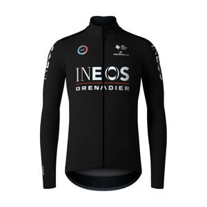 GOBIK Cyklistická zateplená bunda - ENVY INEOS GRENADIERS 2024 - černá XL