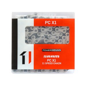 SRAM řetěz - PC X1 SOLIDPIN - stříbrná