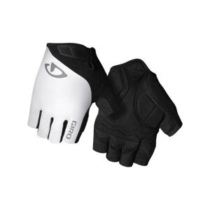 GIRO Cyklistické rukavice krátkoprsté - JAG - bílá S
