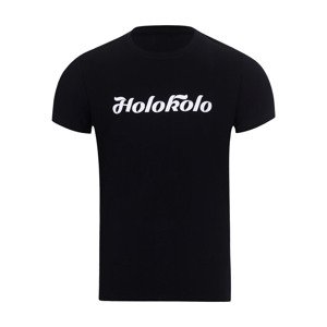 HOLOKOLO Cyklistické triko s krátkým rukávem - CREW - černá 3XL