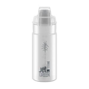ELITE Cyklistická láhev na vodu - JET GREEN PLUS 550 - transparentní