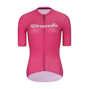 RIVANELLE BY HOLOKOLO Cyklistický dres s krátkým rukávem - GEAR LADY - růžová L