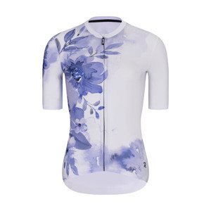 RIVANELLE BY HOLOKOLO Cyklistický dres s krátkým rukávem - FLOWERY LADY - modrá/fialová
