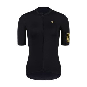 RIVANELLE BY HOLOKOLO Cyklistický dres s krátkým rukávem - VICTORIOUS GOLD LADY - černá