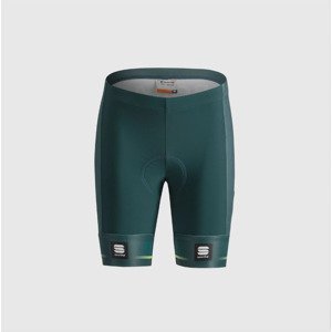 SPORTFUL Cyklistické kalhoty krátké bez laclu - BORA 2024 - zelená 6Y