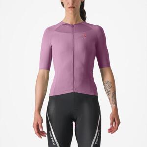 CASTELLI Cyklistický dres s krátkým rukávem - VELOCISSIMA 2 - fialová