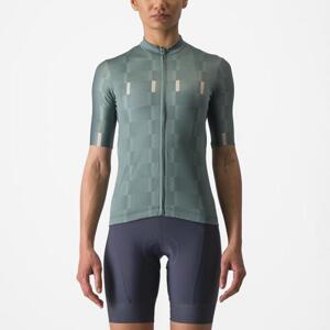 CASTELLI Cyklistický dres s krátkým rukávem - DIMENSIONE - zelená XS