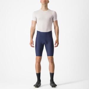 CASTELLI Cyklistické kalhoty krátké bez laclu - ESPRESSO - modrá XL