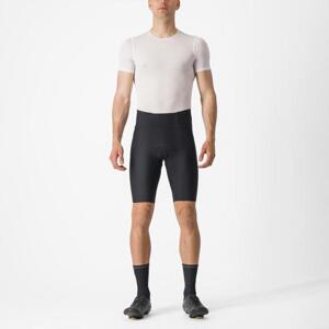 CASTELLI Cyklistické kalhoty krátké bez laclu - ESPRESSO - černá S