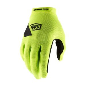 100% SPEEDLAB Cyklistické rukavice dlouhoprsté - RIDECAMP - černá/žlutá XL
