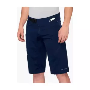 100% SPEEDLAB Cyklistické kalhoty krátké bez laclu - AIRMATIC - modrá XL