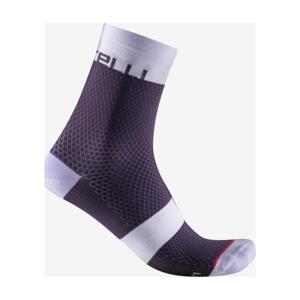 CASTELLI Cyklistické ponožky klasické - VELOCISSIMA 12 - fialová