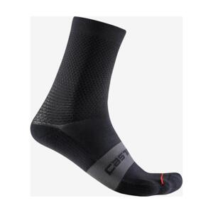 CASTELLI Cyklistické ponožky klasické - ESPRESSO W - černá