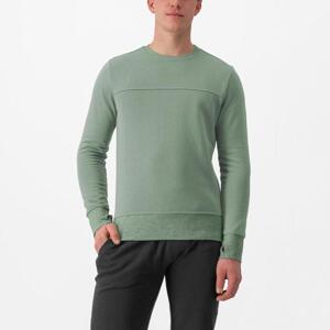 CASTELLI pulovr - LOGO SWEATSHIRT - světle zelená S