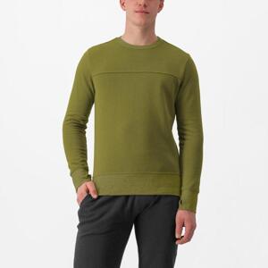CASTELLI pulovr - LOGO SWEATSHIRT - zelená L