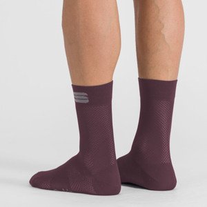 SPORTFUL Cyklistické ponožky klasické - MATCHY - fialová M-L