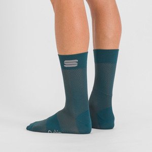 SPORTFUL Cyklistické ponožky klasické - MATCHY - zelená XL