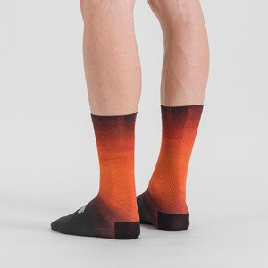 SPORTFUL Cyklistické ponožky klasické - SUPERGIARA - oranžová/černá S