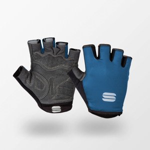 SPORTFUL Cyklistické rukavice krátkoprsté - RACE - modrá M