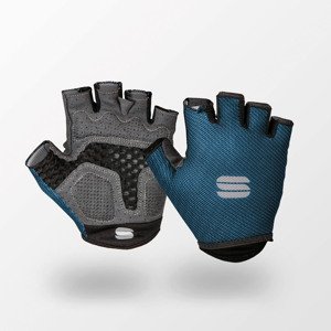 SPORTFUL Cyklistické rukavice krátkoprsté - AIR - modrá M