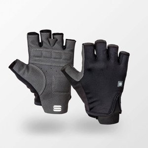 SPORTFUL Cyklistické rukavice krátkoprsté - MATCHY - černá 6Y
