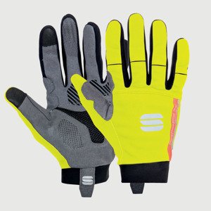 SPORTFUL Cyklistické rukavice dlouhoprsté - APEX LIGHT - žlutá S