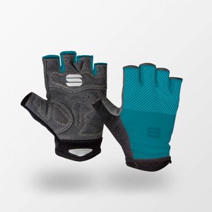 SPORTFUL Cyklistické rukavice krátkoprsté - RACE - modrá