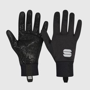 SPORTFUL Cyklistické rukavice dlouhoprsté - NO RAIN - černá XS