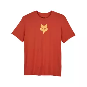 FOX Cyklistické triko s krátkým rukávem - W FOX HEAD - oranžová M