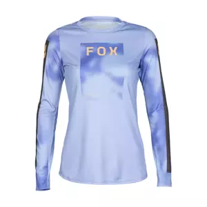 FOX Cyklistický dres s dlouhým rukávem letní - W RANGER - světle modrá S