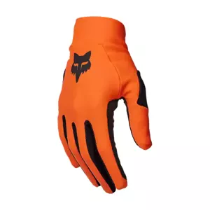 FOX Cyklistické rukavice dlouhoprsté - FLEXAIR - oranžová M