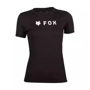 FOX Cyklistický dres s krátkým rukávem - W ABSOLUTE - černá XS