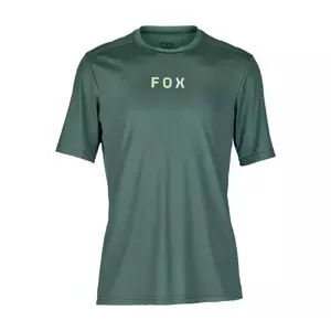 FOX Cyklistický dres s krátkým rukávem - RANGER MOTH - zelená XL