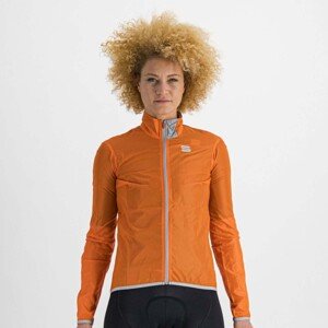 SPORTFUL Cyklistická voděodolná pláštěnka - HOT PACK EASYLIGHT - oranžová XS