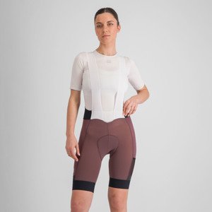 SPORTFUL Cyklistické kalhoty krátké s laclem - SUPERGIARA - bordó XS