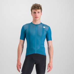 SPORTFUL Cyklistický dres s krátkým rukávem - SUPERGIARA - modrá 2XL