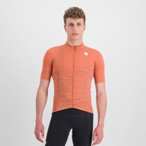 SPORTFUL Cyklistický dres s krátkým rukávem - GIARA - oranžová M