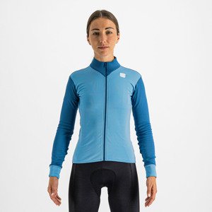 SPORTFUL Cyklistický dres s dlouhým rukávem zimní - KELLY THERMAL - modrá