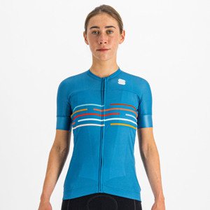 SPORTFUL Cyklistický dres s krátkým rukávem - VELODROME - modrá M