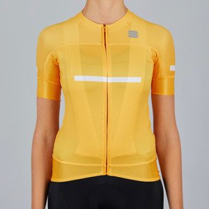 SPORTFUL Cyklistický dres s krátkým rukávem - EVO - žlutá