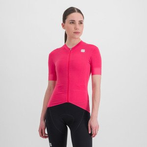 SPORTFUL Cyklistický dres s krátkým rukávem - MONOCROM - růžová L