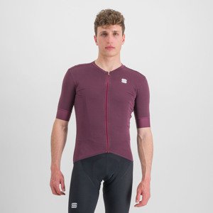 SPORTFUL Cyklistický dres s krátkým rukávem - MONOCROM - fialová L