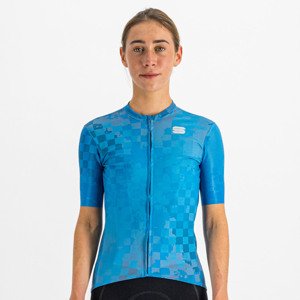 SPORTFUL Cyklistický dres s krátkým rukávem - ROCKET - modrá