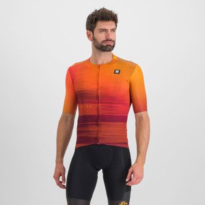 SPORTFUL Cyklistický dres s krátkým rukávem - PETER SAGAN SUPERGIARA - oranžová