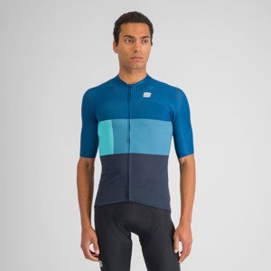 SPORTFUL Cyklistický dres s krátkým rukávem - SNAP - modrá M