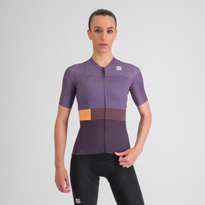 SPORTFUL Cyklistický dres s krátkým rukávem - SNAP - fialová S