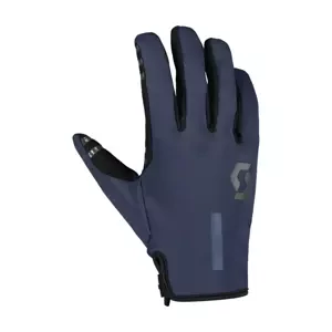 SCOTT Cyklistické rukavice dlouhoprsté - NEORIDE - modrá
