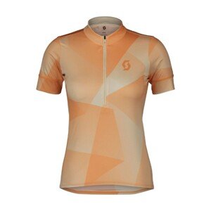 SCOTT Cyklistický dres s krátkým rukávem - ENDURANCE 15 W - žlutá/oranžová L