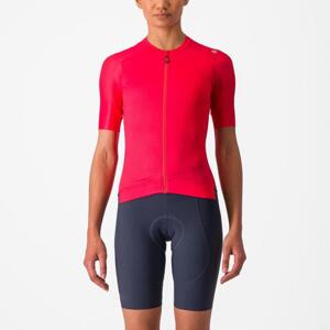 CASTELLI Cyklistický dres s krátkým rukávem - ESPRESSO W - červená S
