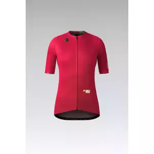 GOBIK Cyklistický dres s krátkým rukávem - STARK W - červená/růžová